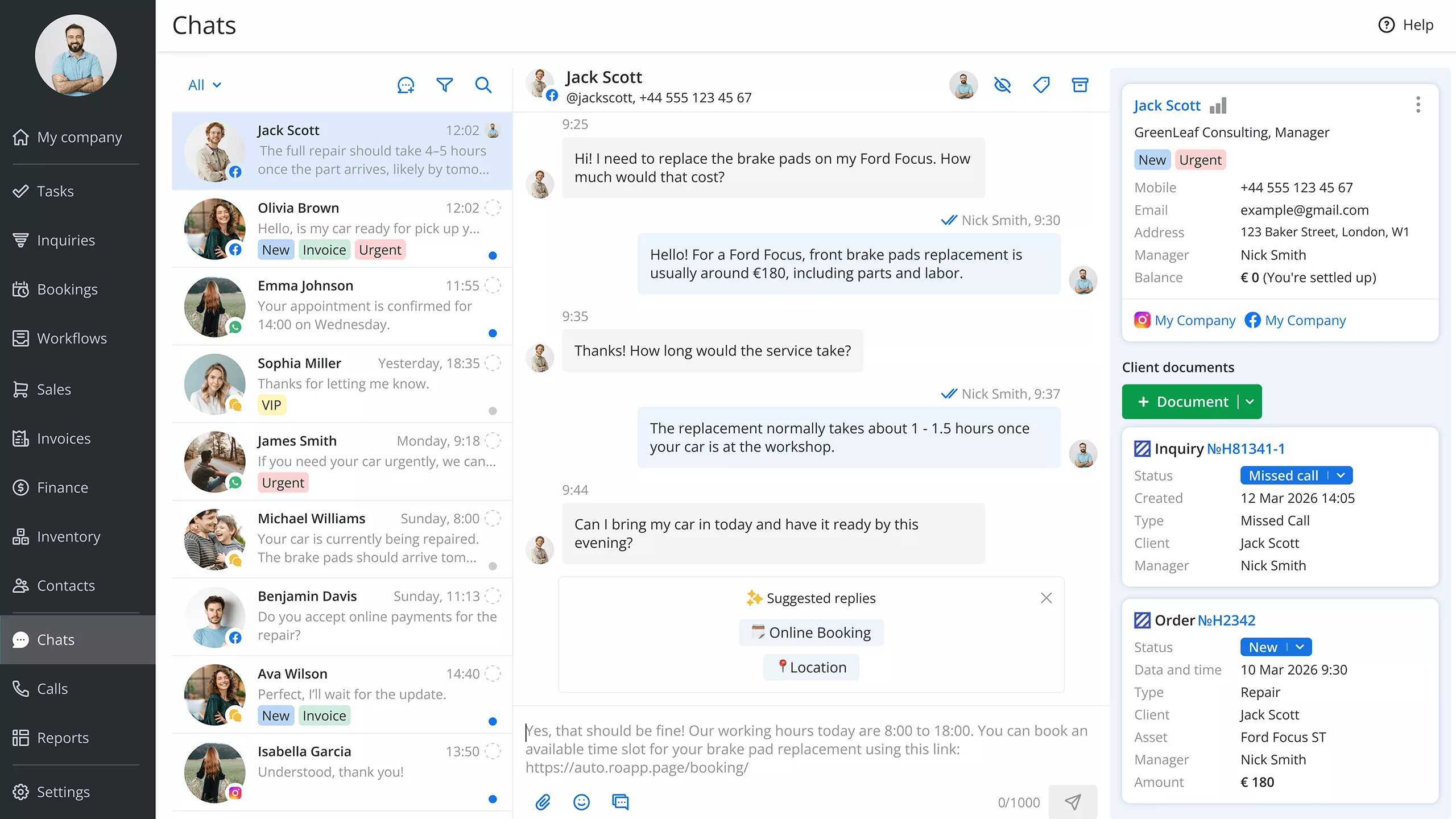 Communicate faster with AI-powered reply suggestions in chats