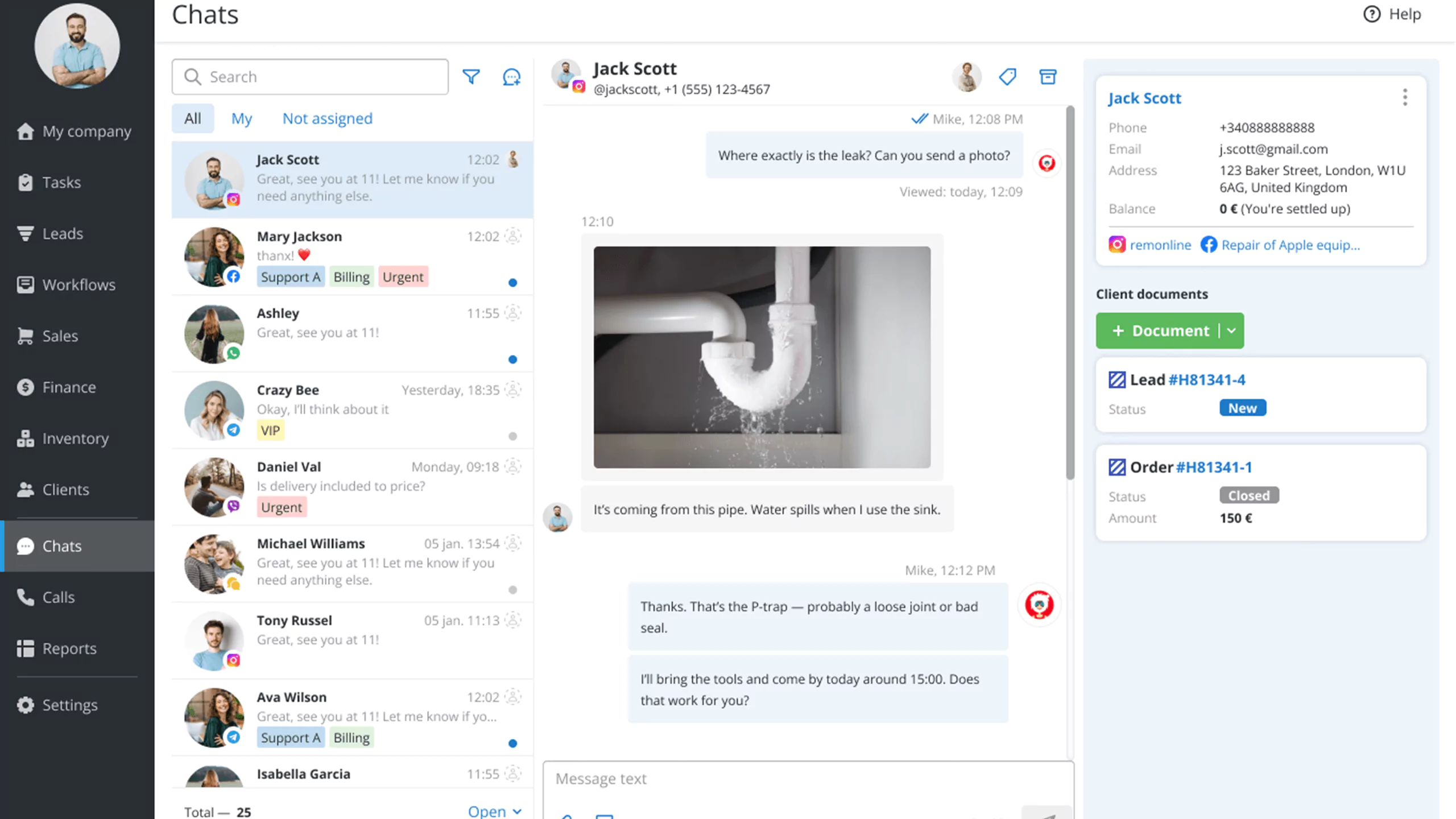 Automate customer service with customer communication software
