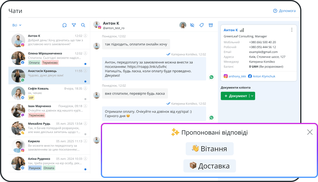 АІ-функції в чатах з клієнтами: ШІ прискорює обслуговування