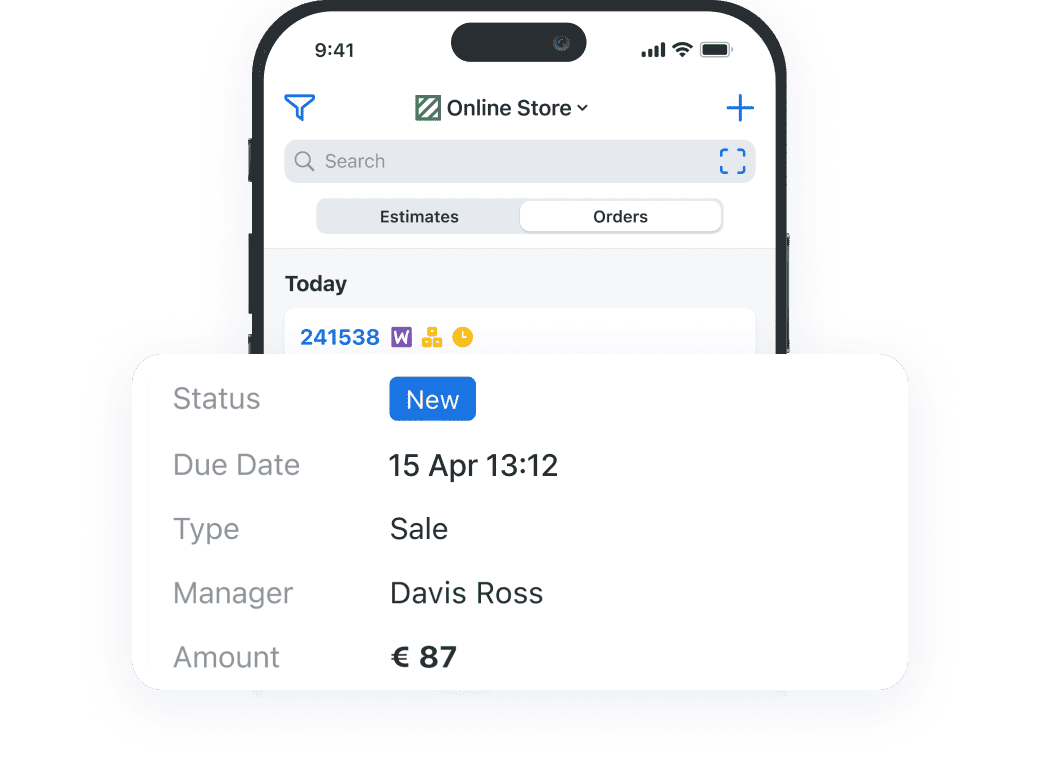 Mobile App for Managing Orders, Customers, and Sales