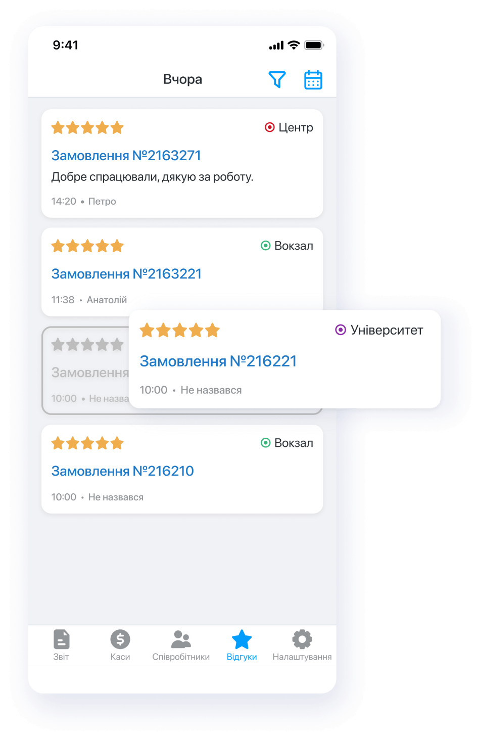 Переглядайте відгуки клієнтів Переглядайте відгуки клієнтів