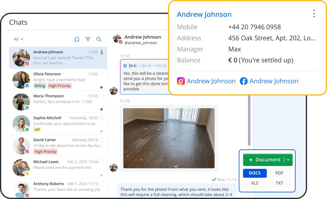 Convierte las limpiezas puntuales en clientes habituales con el CRM para empresas de limpieza