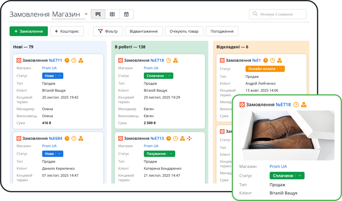 Інтеграція програми з маркетплейсами та інтернет-магазинами