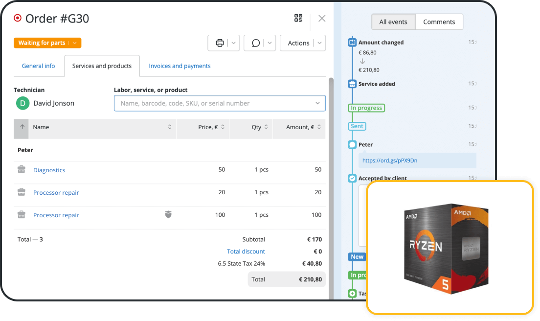 Computer Repair Ticketing and Workflow Management