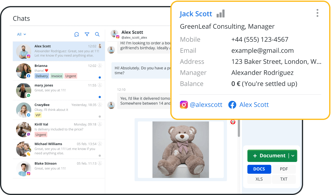 Connect with Customers and Share Payment Links from One Unified Inbox