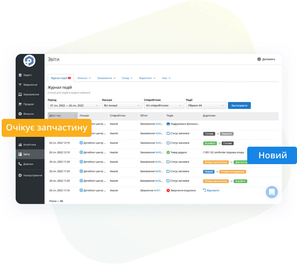 Журнал подій