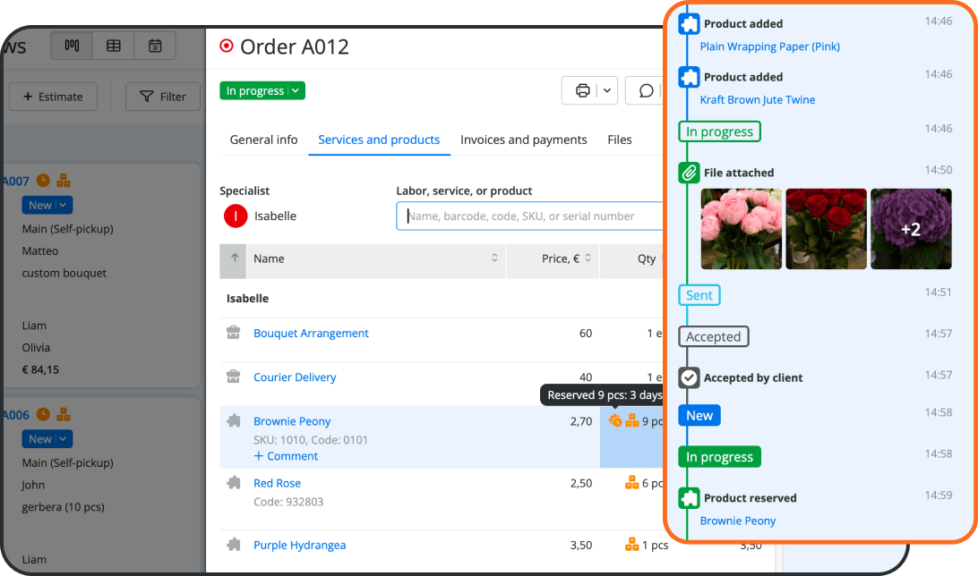 From Counter Sale to Delivery Order in One Flower Shop POS System