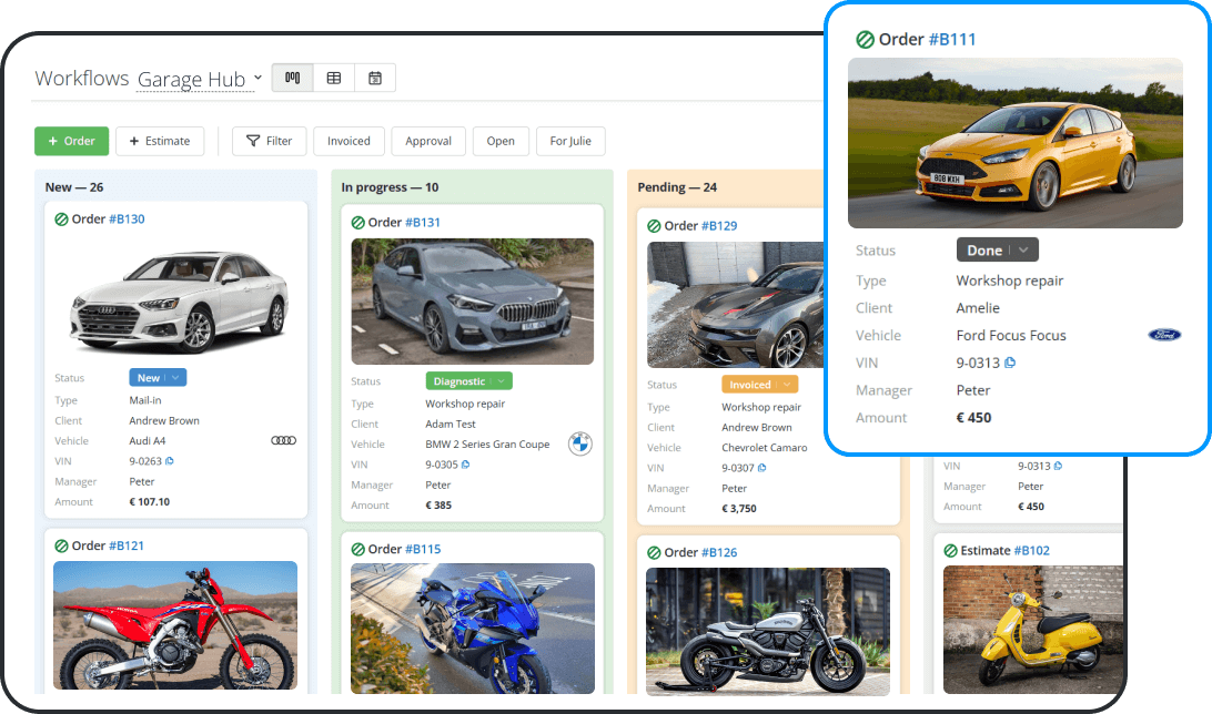 Garage Work Order Management Software for Seamless Job Tracking