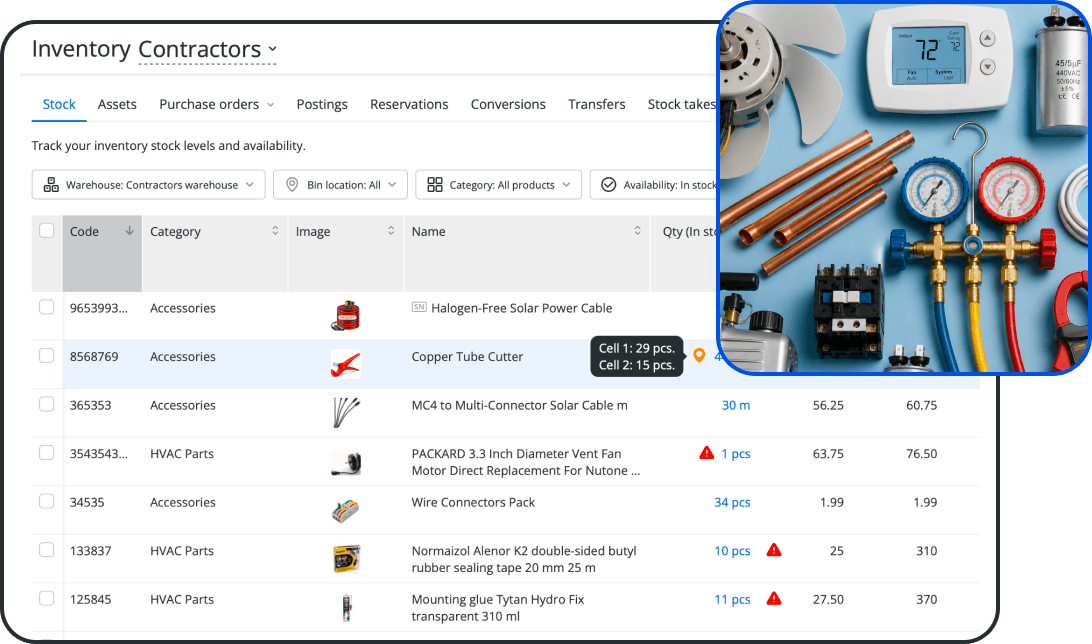 Keep Every Job Supplied with HVAC Business Management Software