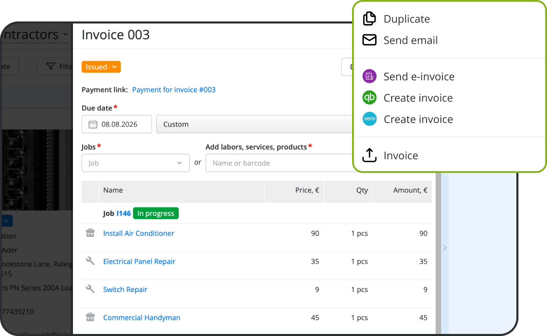 Quoting and Invoicing Software in One Workflow