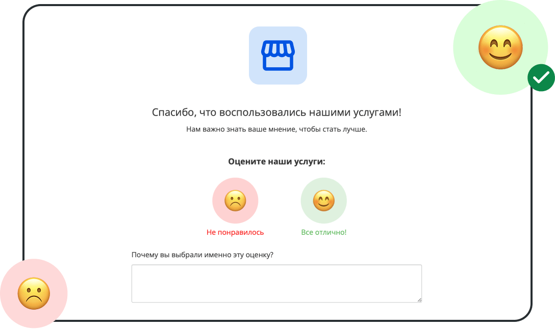 Автоматический сбор отзывов клиентов через SMS и Email