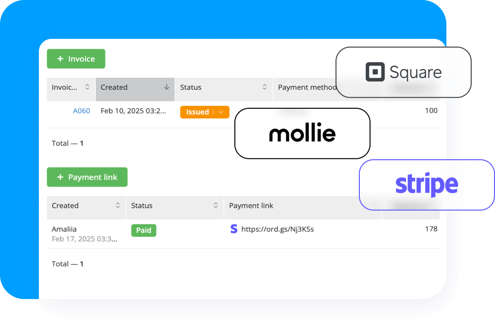 CRM and Invoicing Software