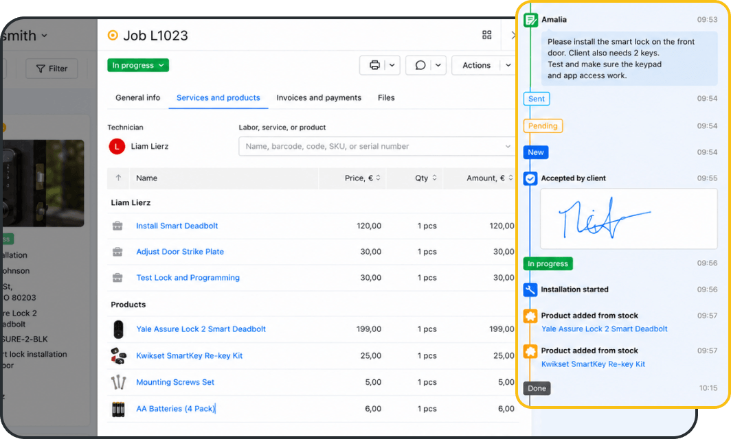 Locksmith Job Management Software for Emergency and Scheduled Work