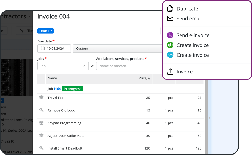 From Scheduled Job to Paid Invoice with Locksmith Job Management Software