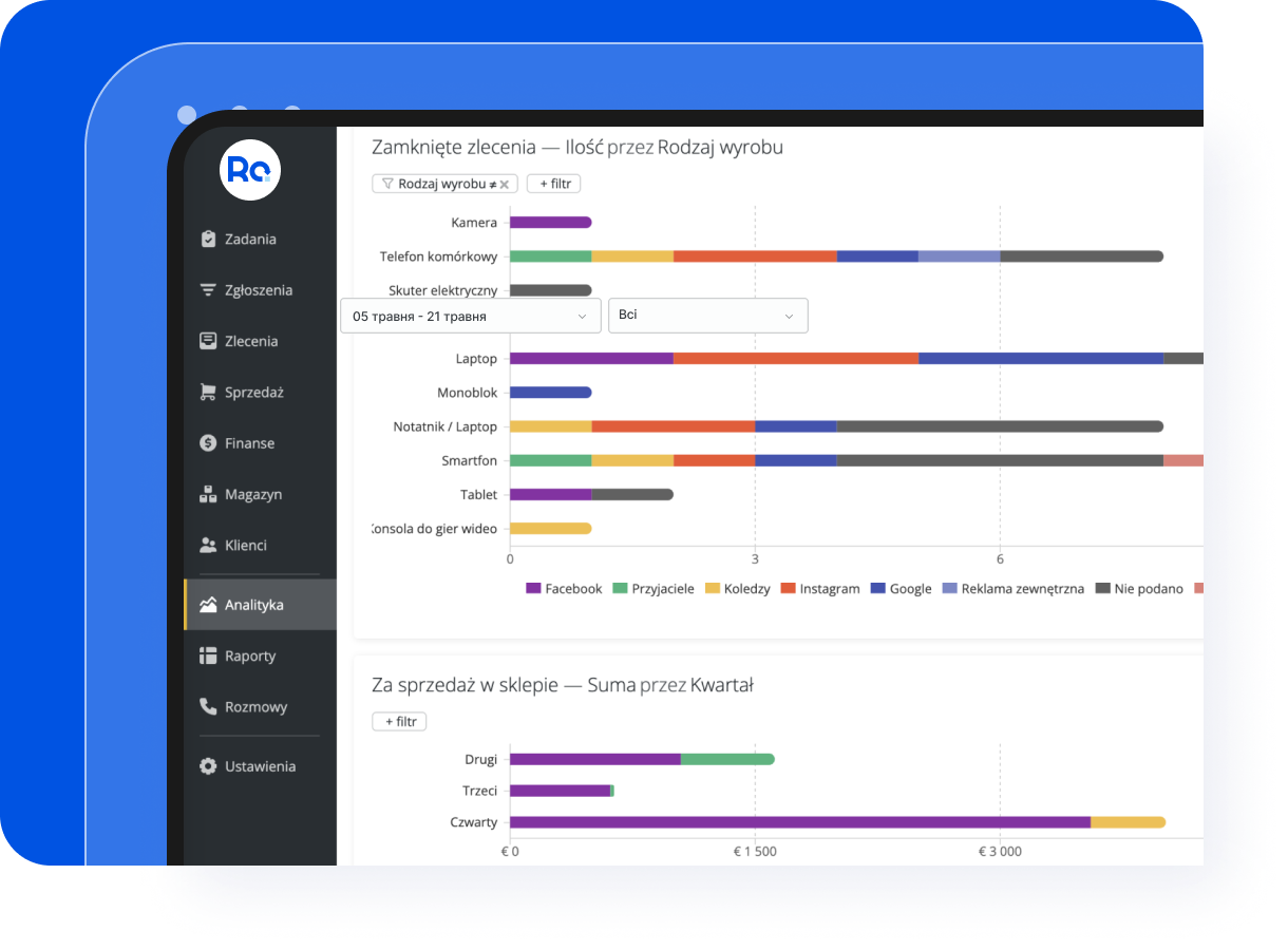 RO App dopasowuje się do sposobu, w jaki pracuje Twój zespół