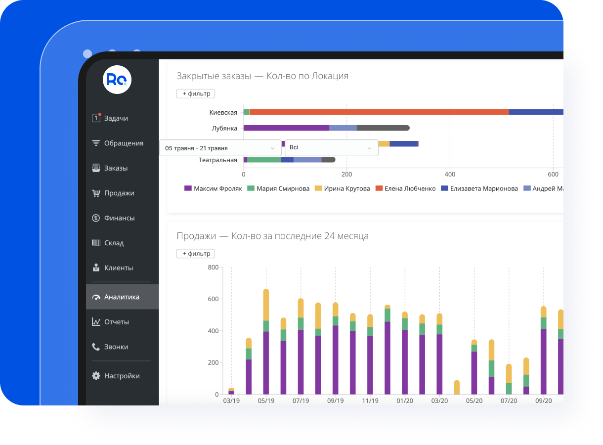 RO App адаптируется под работу вашей команды