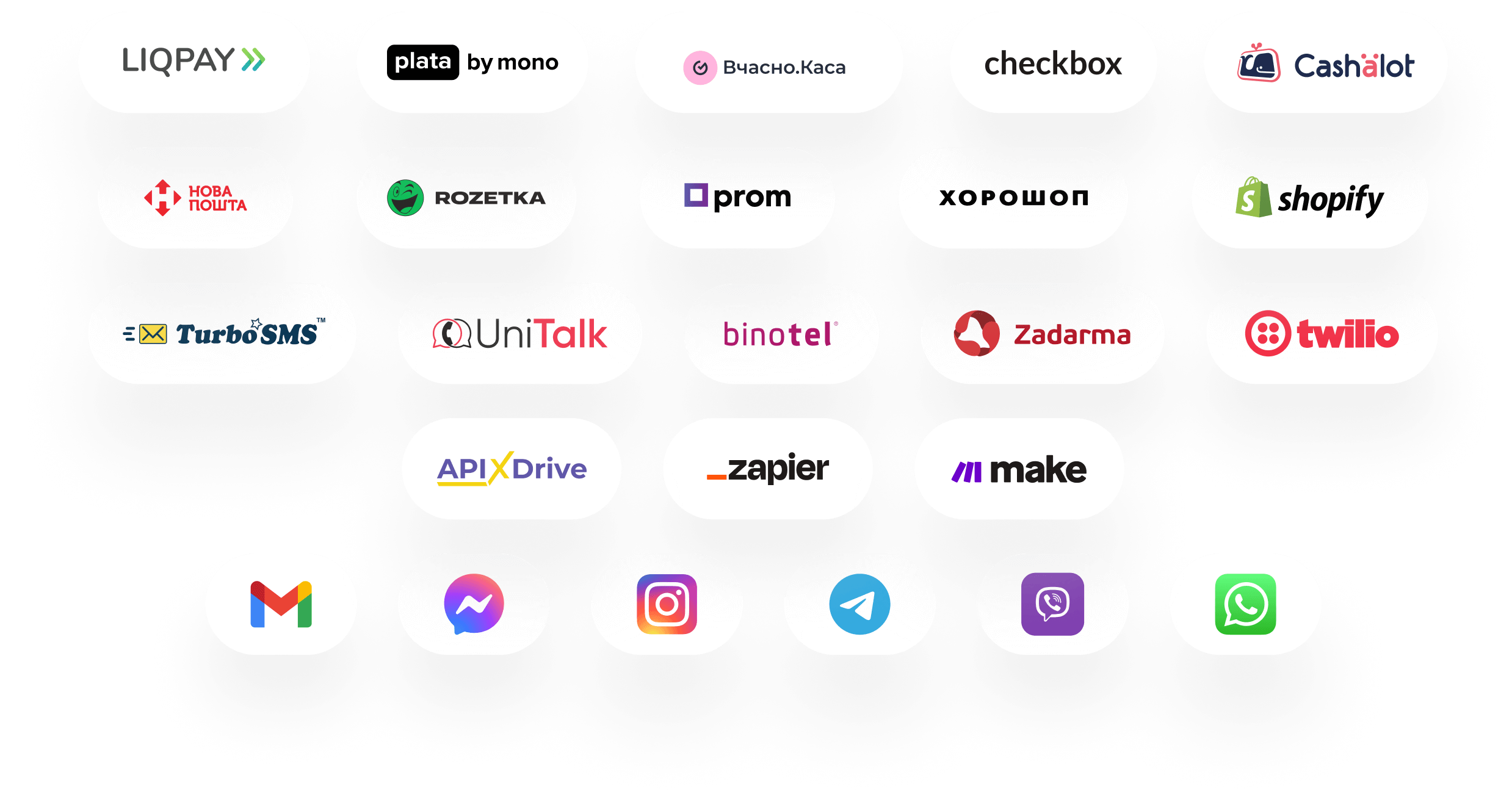 Синхронізуйте RO App з вже звичними програмами