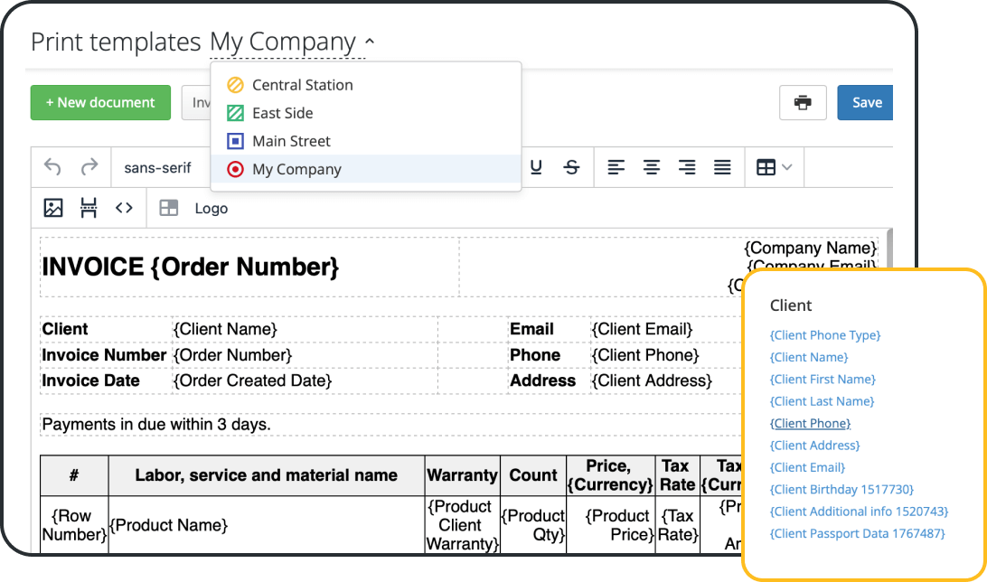 Tax Rate Configuration Tax Rate Configuration