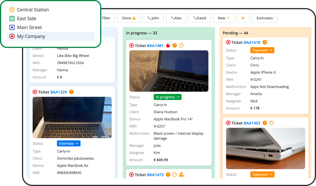 Built for Repair Workflows