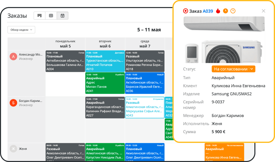 Контроль заказов и проектов: от обращения к оплате