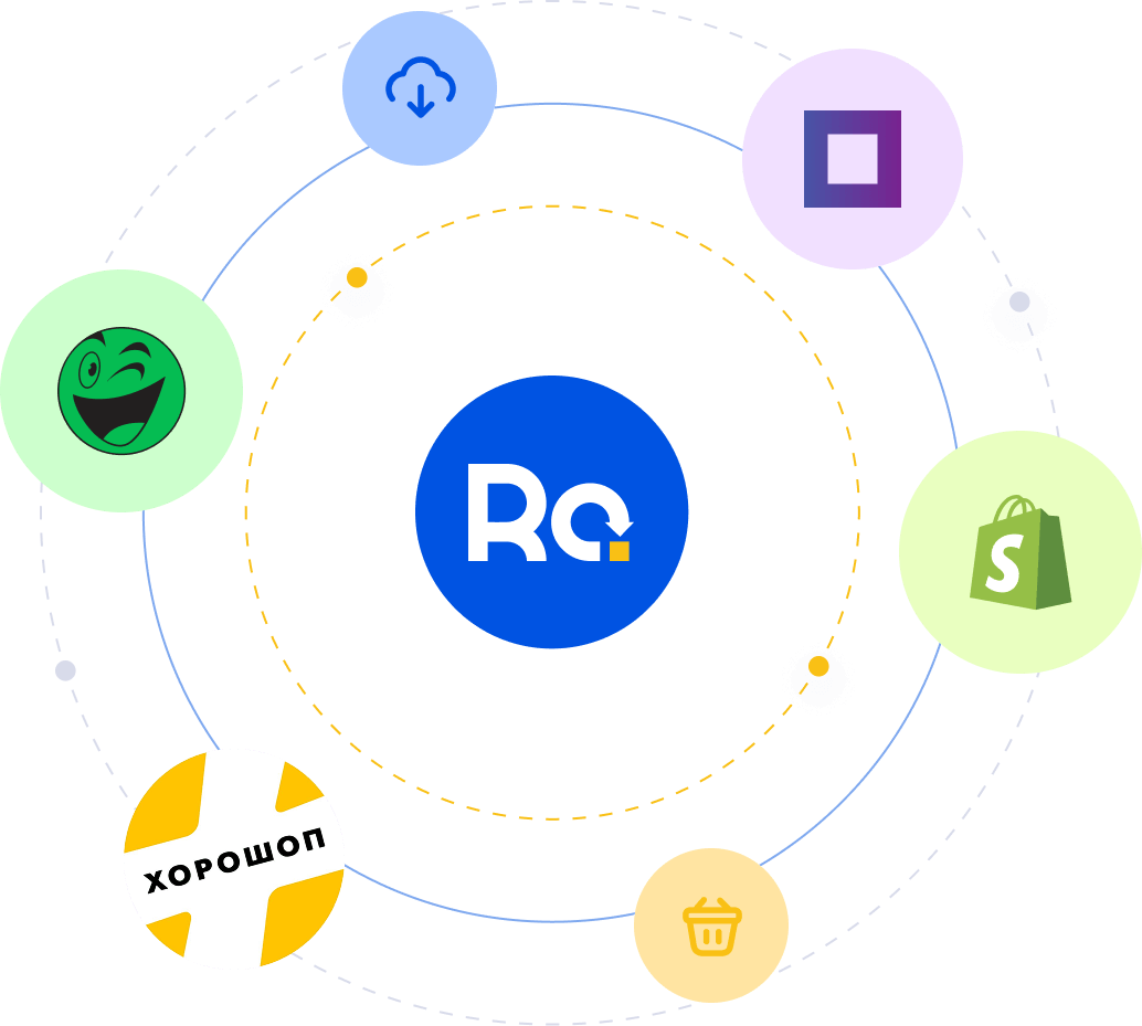 Інтеграція з конструкторами інтернет-магазинів та маркетплейсами