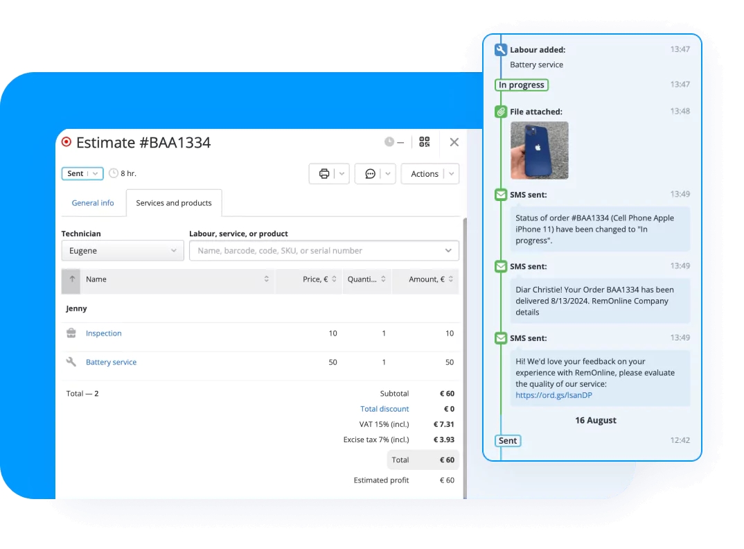 Seamless Job Order Management with Statuses Seamless Job Order Management with Statuses