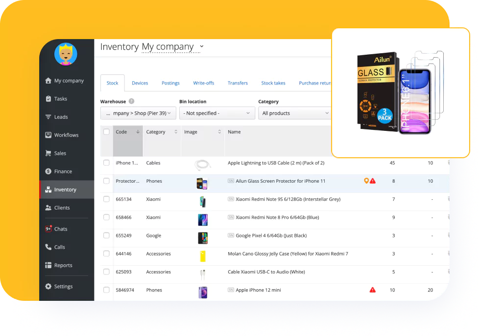 Inventory and Customers’ Assets Inventory and Customers’ Assets