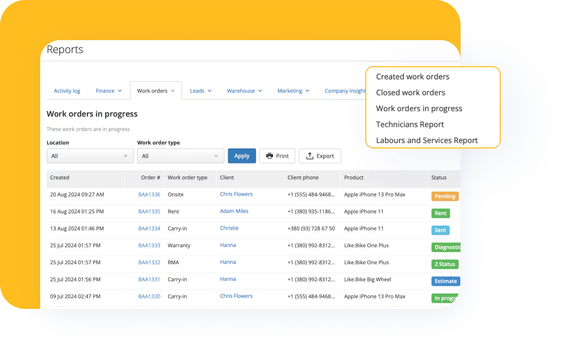Generate Reports in a Few Clicks Generate Reports in a Few Clicks