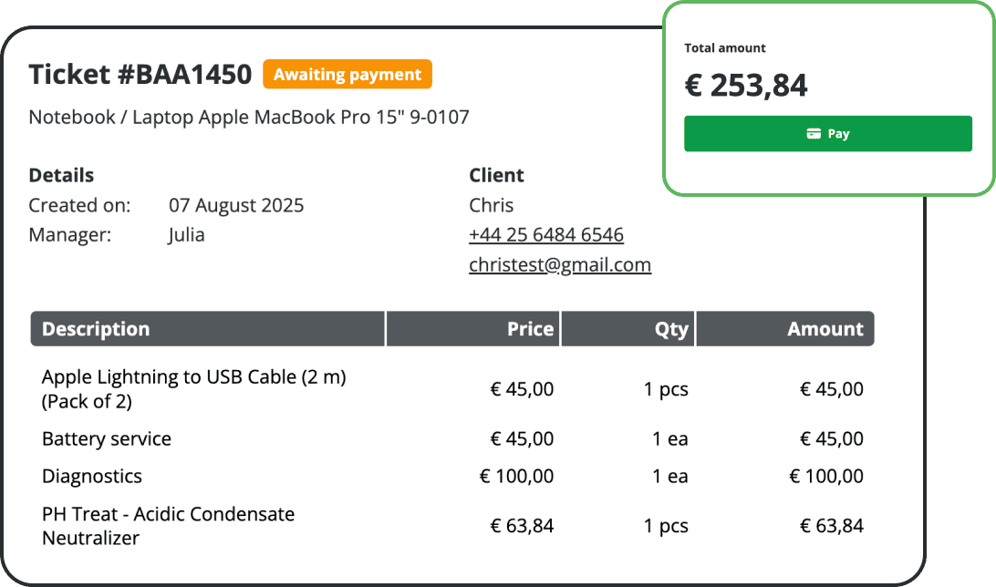 Zahlungen direkt über öffentliche Formulare einziehen