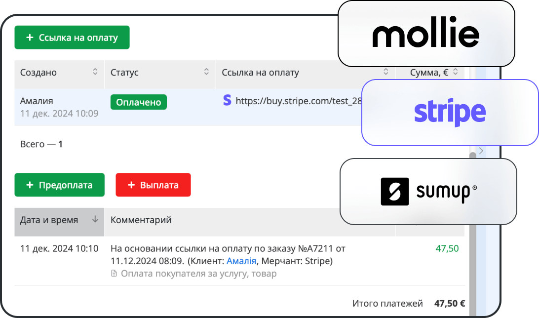 Прием оплат и финансовая аналитика интернет-магазина