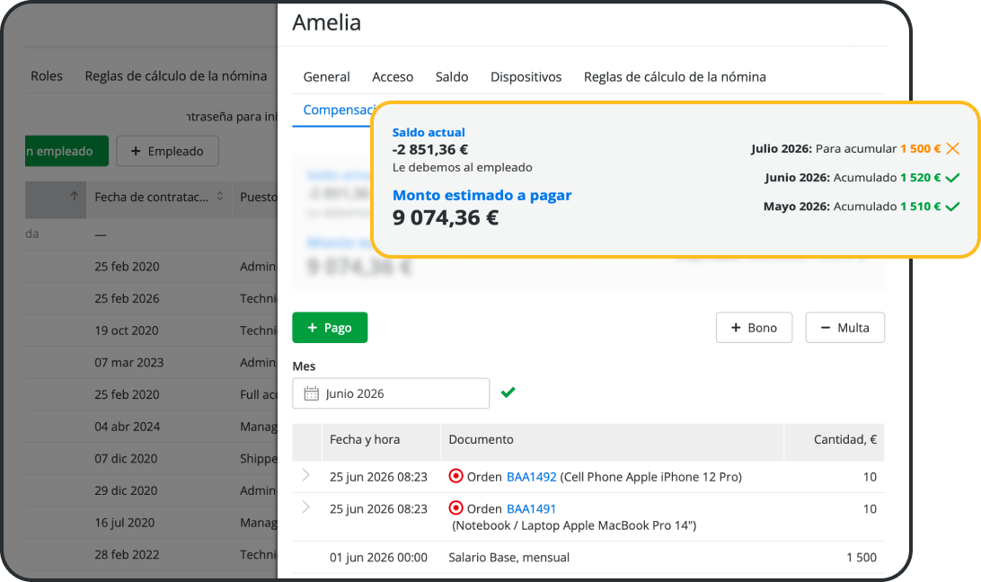Software de servicio t&eacute;cnico con control de horario y asistencia