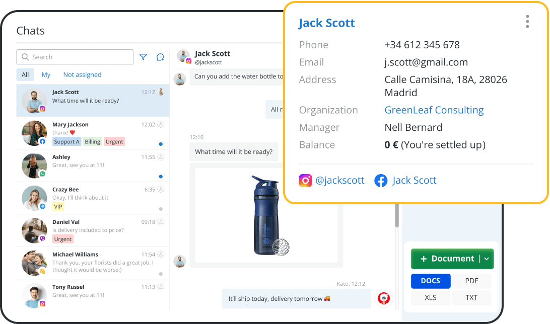 Unifique los datos de clientes de Shopify y de todos los canales de venta