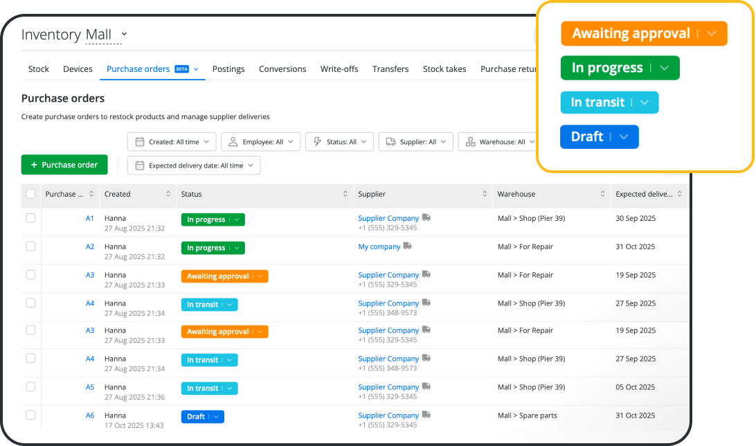Simplifique la gestión de inventario de Shopify