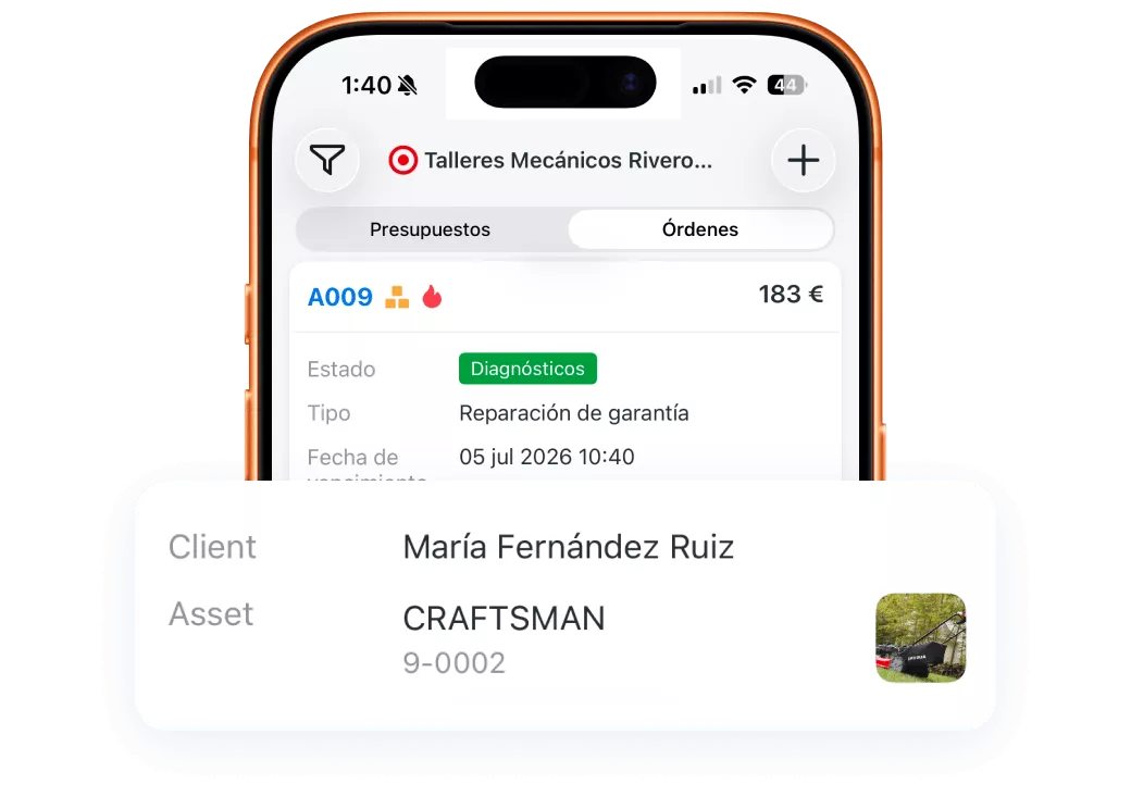 App de &oacute;rdenes de trabajo que pone cada encargo en el bolsillo de tu t&eacute;cnico