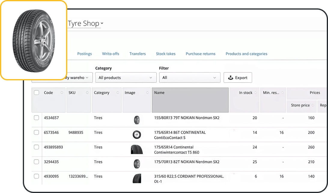 Tire Inventory Software for Shops and Mobile Services