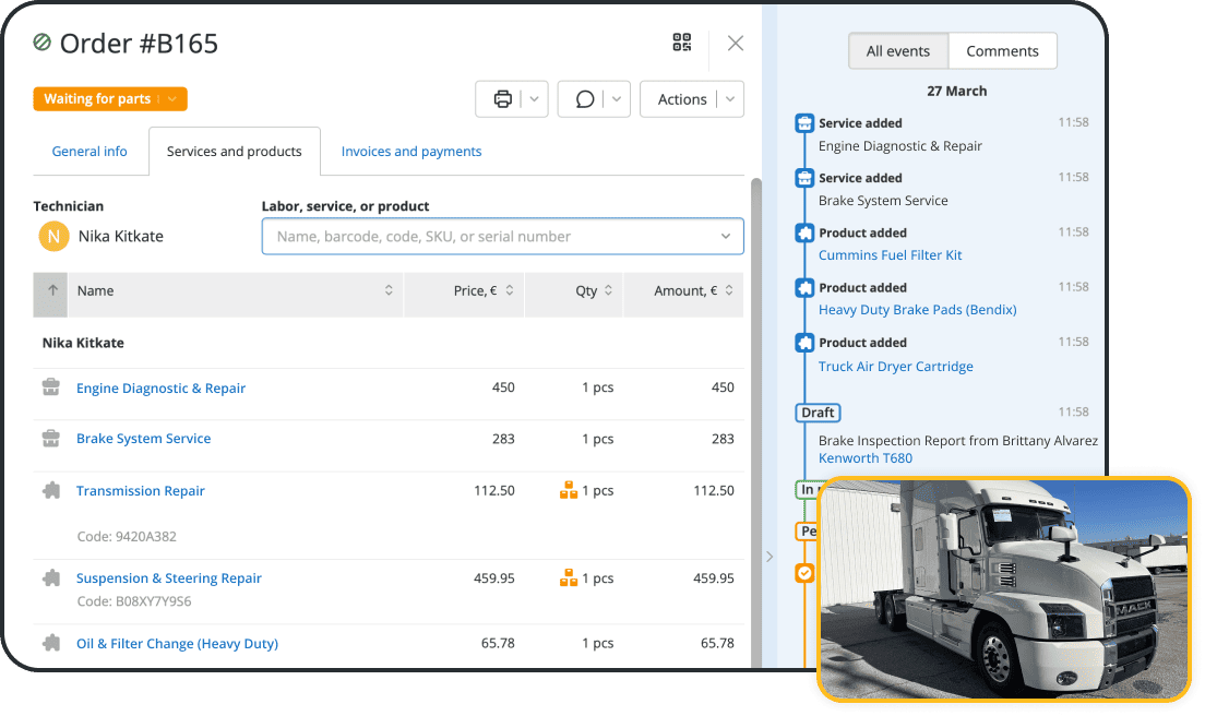 Fleet and HGV Service Management Software
