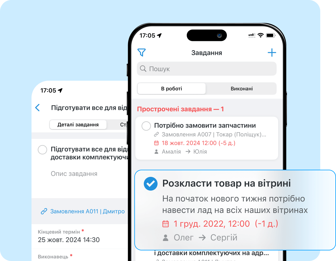 Адміністрування бізнесу в мобільному застосунку