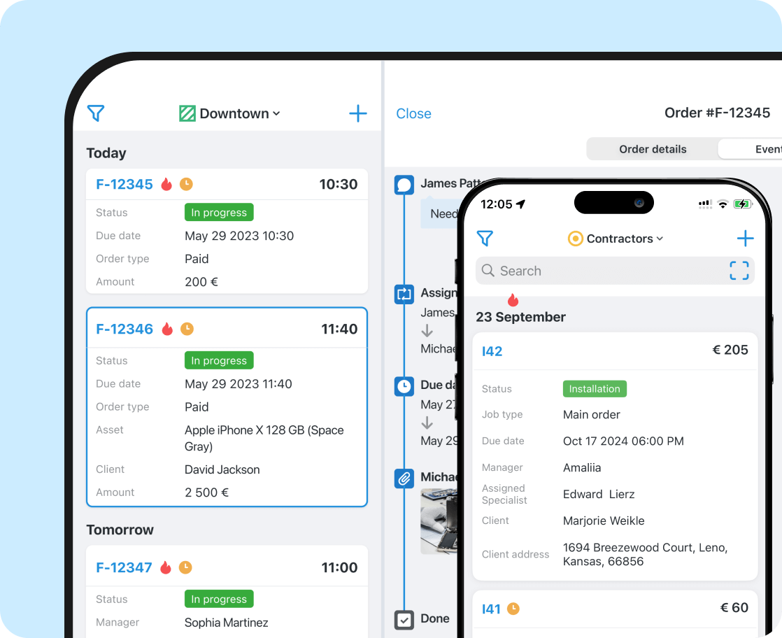 Phone and Tablet App
