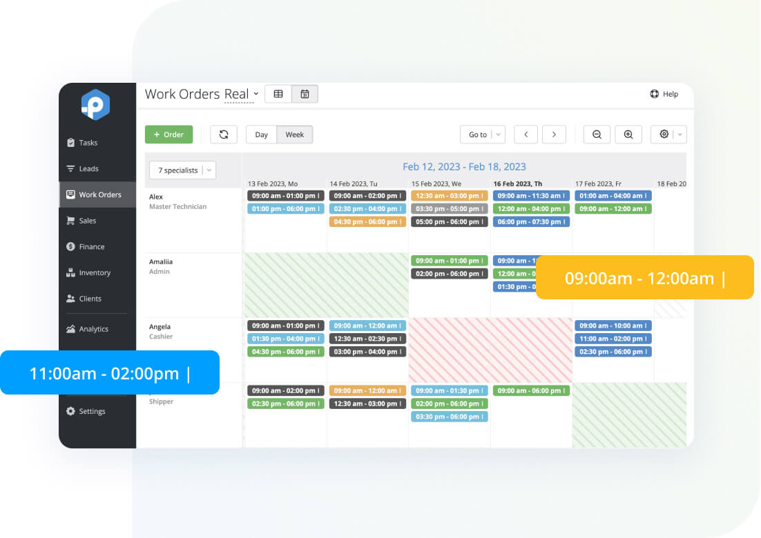 Schedule Appointments