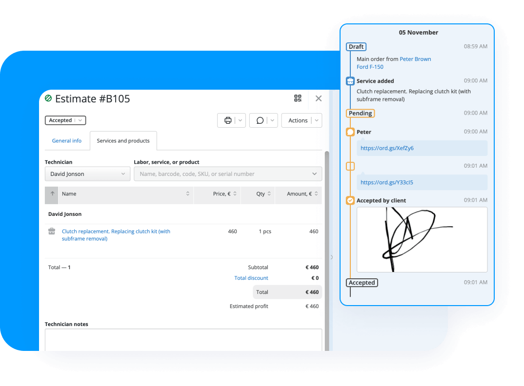 From Estimates to Real Jobs In One Click