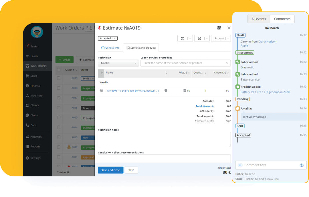 From Estimates to Real Jobs In One Click