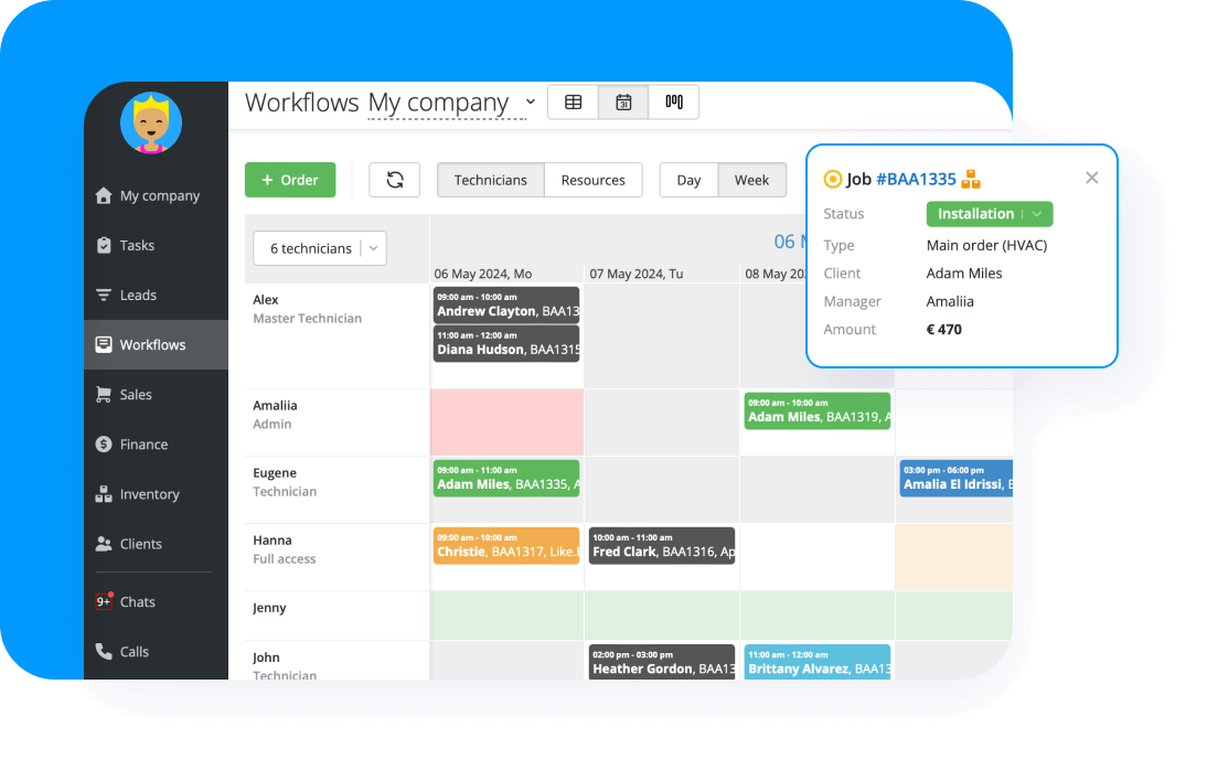 The Work Order Scheduler