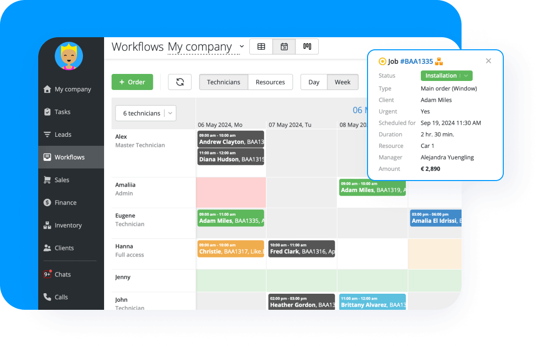The Work Order Scheduler