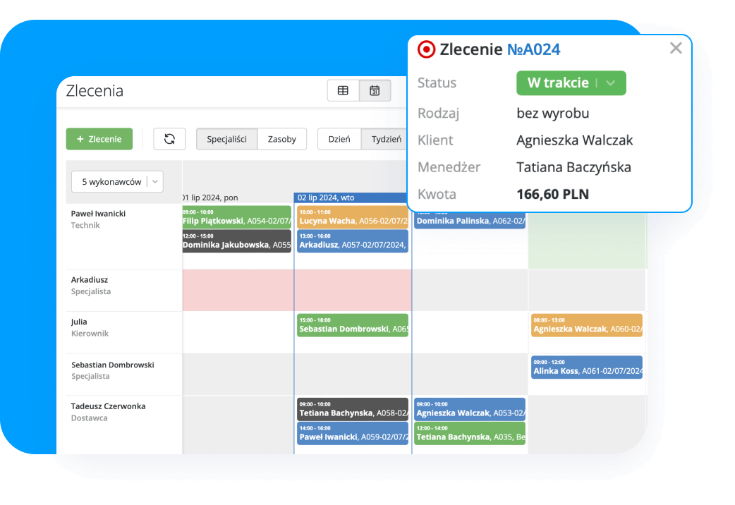 The Work Order Scheduler